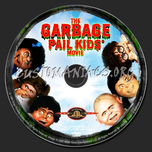 The Garbage Pail Kids Movie dvd label DVD Covers Labels by