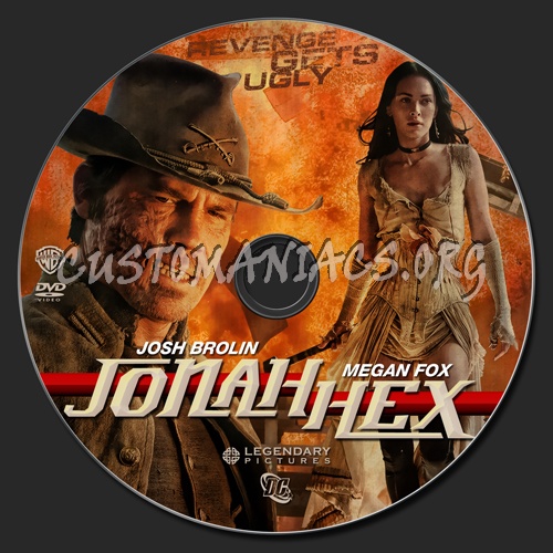 Jonah Hex dvd label