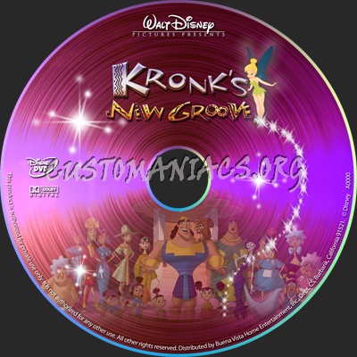 Kronk's New Groove dvd label