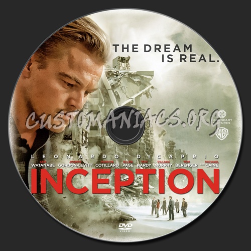 Inception dvd label