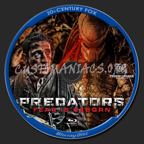 Predators blu-ray label