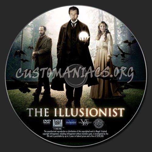 The Illusionist dvd label