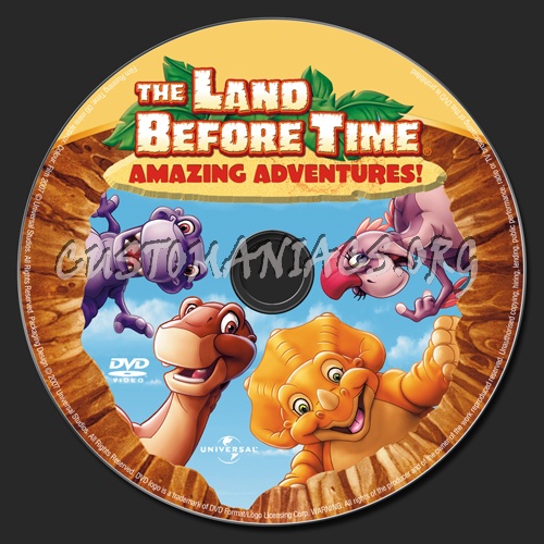 The Land Before Time: Amazing Adventures dvd label