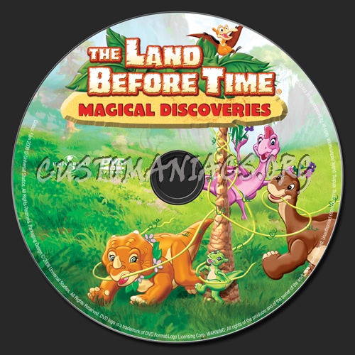 The Land Before Time Magical Discoveries dvd label