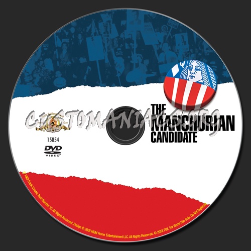 The Manchurian Candidate (1962) dvd label