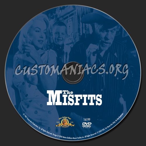 The Misfits dvd label