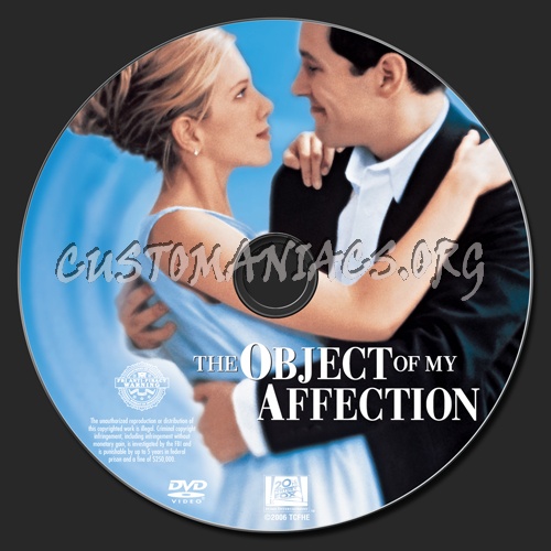 The Object of my Affection dvd label