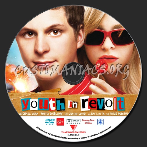 Youth In Revolt dvd label