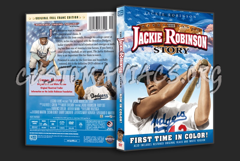 The Jackie Robinson Story dvd cover