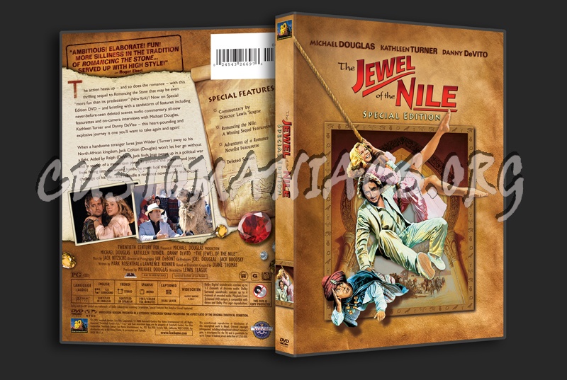 The Jewel of the Nile dvd cover