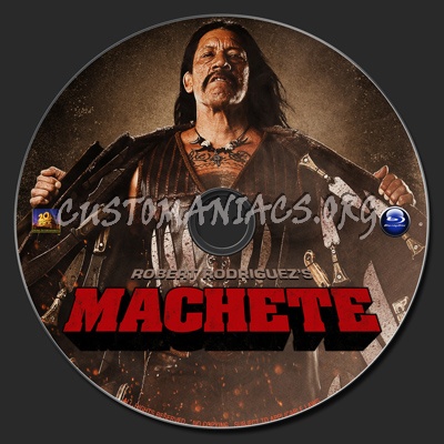 Machete blu-ray label