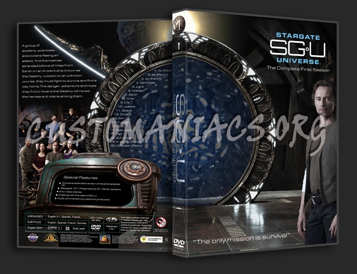 Stargate Universe Season 1 dvd cover