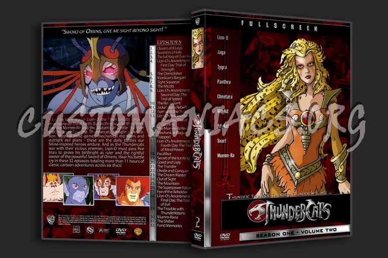 Thundercats dvd cover