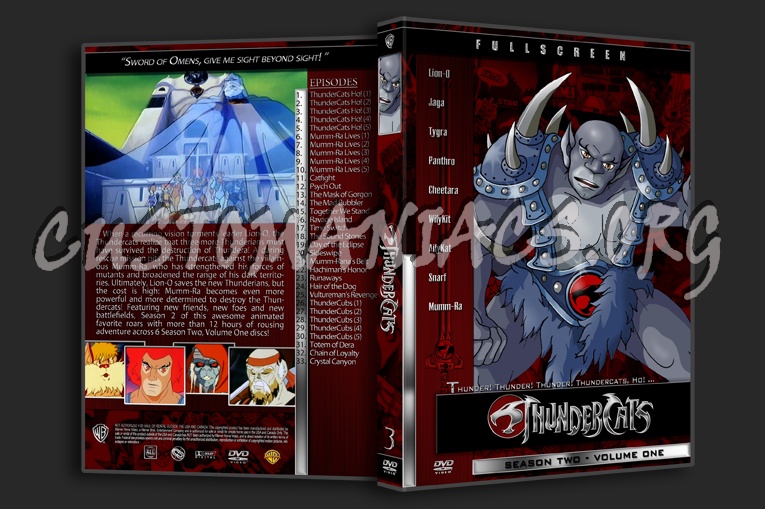 Thundercats dvd cover