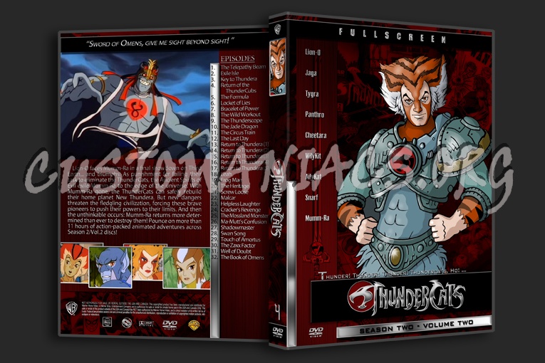 Thundercats dvd cover