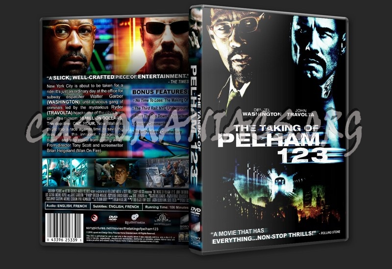 The Taking of Pelham 123 dvd cover