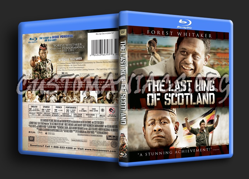 The Last King of Scotland blu-ray cover