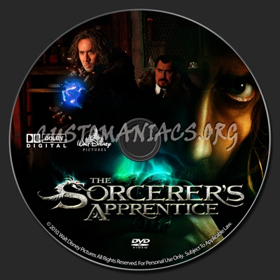 The Sorcerer's Apprentice dvd label