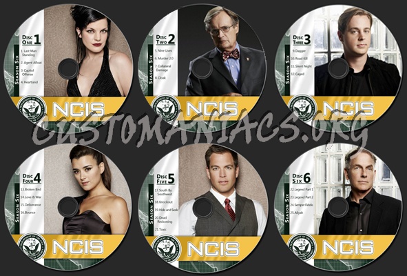 NCIS Season 6 dvd label