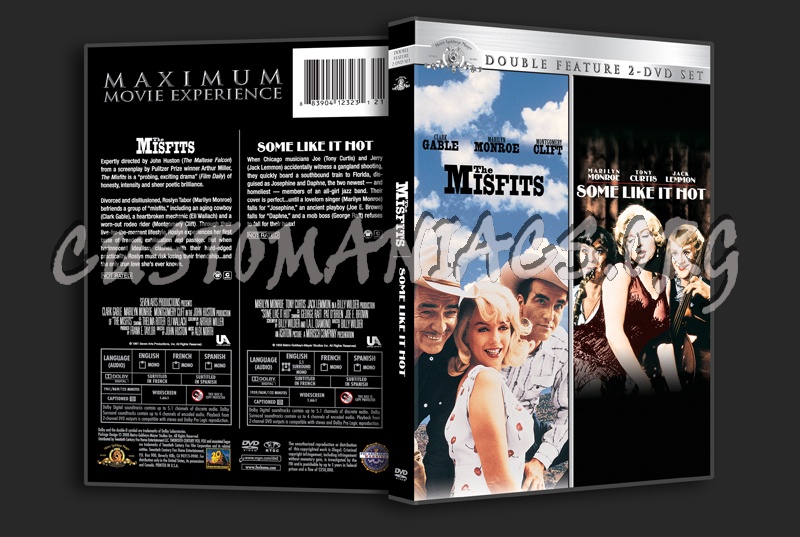 The Misfits / Some Like It Hot dvd cover