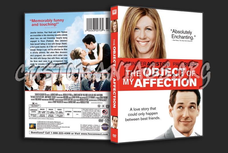 The Object of My Affection dvd cover