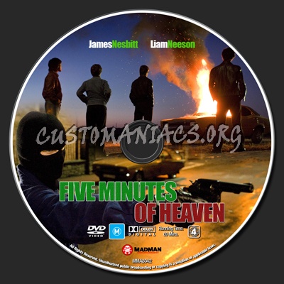 Five Minutes Of Heaven dvd label