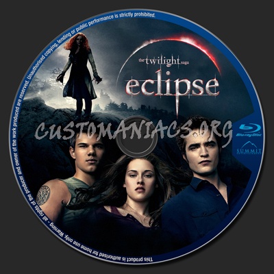 The Twilight Saga: Eclipse blu-ray label