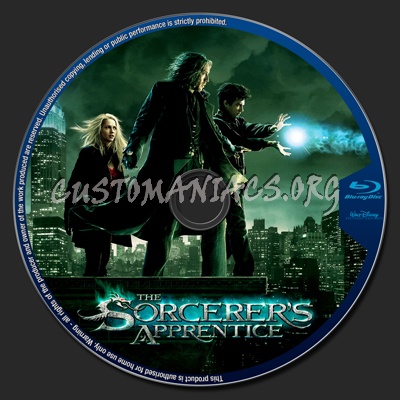 The Sorcerer's Apprentice blu-ray label