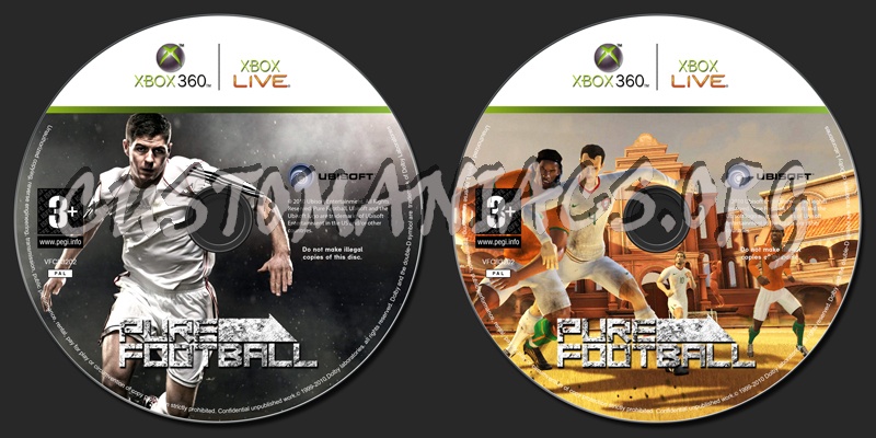 Pure Football dvd label