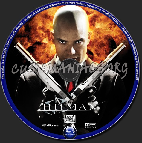 Hitman blu-ray label