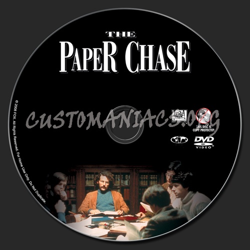 The Paper Chase dvd label