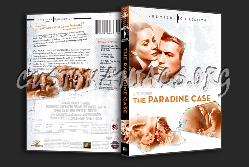 The Paradine Case dvd cover