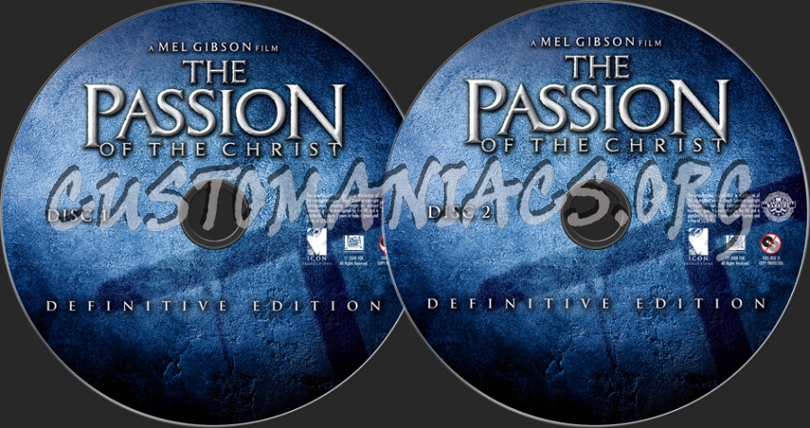 The Passion of the Christ dvd label