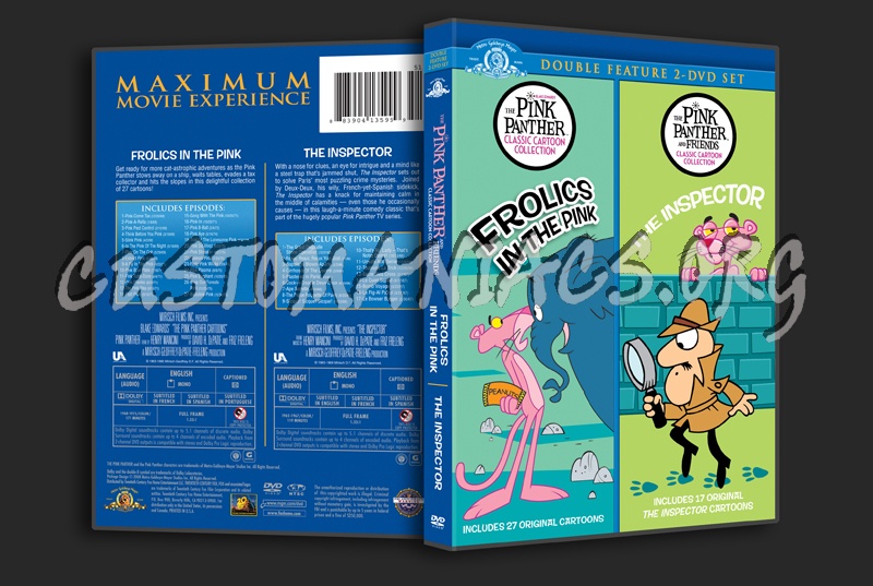 The Pink Panther and Friends Classic Collection: Frolics in the Pink / The Inspector dvd cover