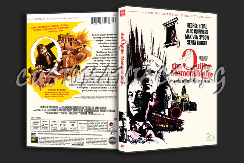 The Quiller Memorandum dvd cover