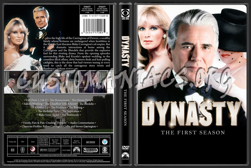 Dynasty - The First Season dvd cover