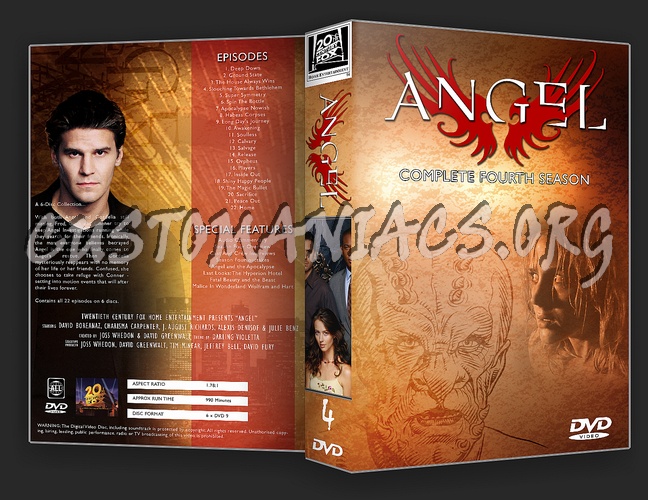 Angel Complete Series 1-5 dvd cover