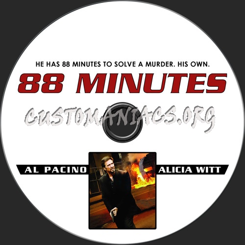 88 Minutes dvd label