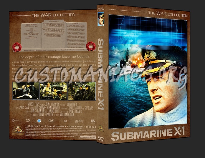 War Collection Submarine X-1 dvd cover