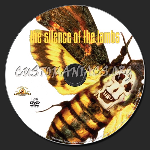 The Silence of the Lambs dvd label