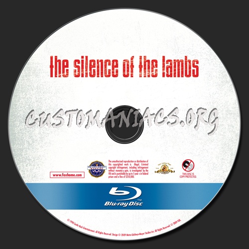 The Silence of the Lambs blu-ray label