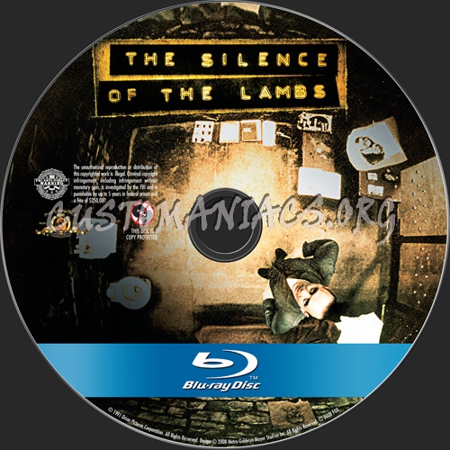 The Silence of the Lambs blu-ray label