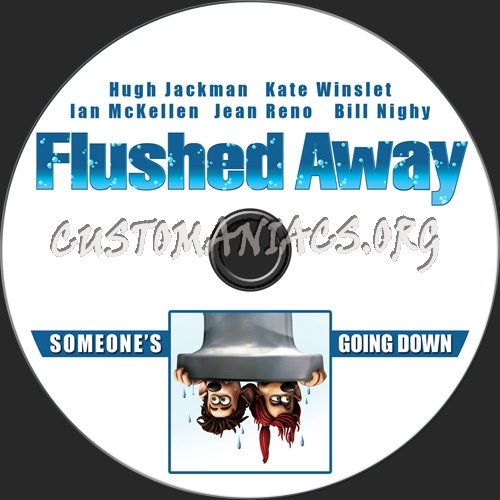 Flushed Away dvd label