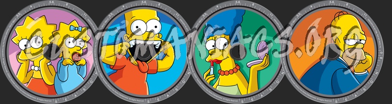 The Simpsons Season 8 dvd label - DVD Covers & Labels by