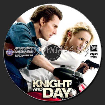 Knight And Day dvd label