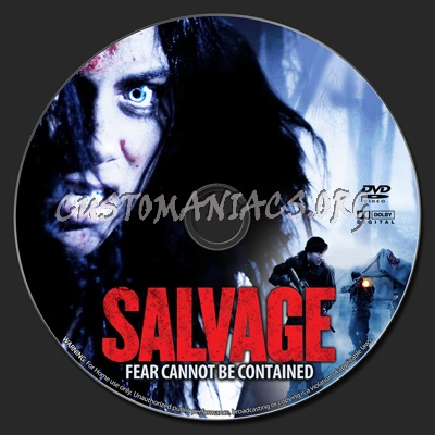 Salvage dvd label