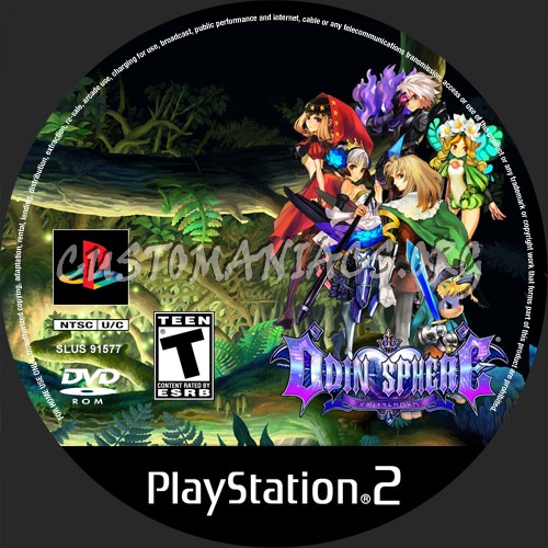 Odin Sphere dvd label