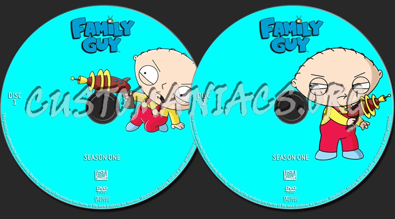 Family Guy - Season One dvd label