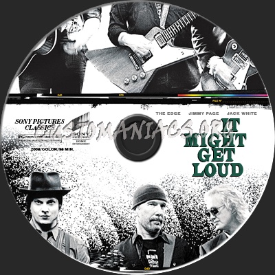 It Might Get Loud dvd label