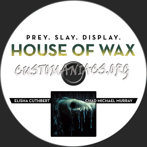 House Of Wax dvd label